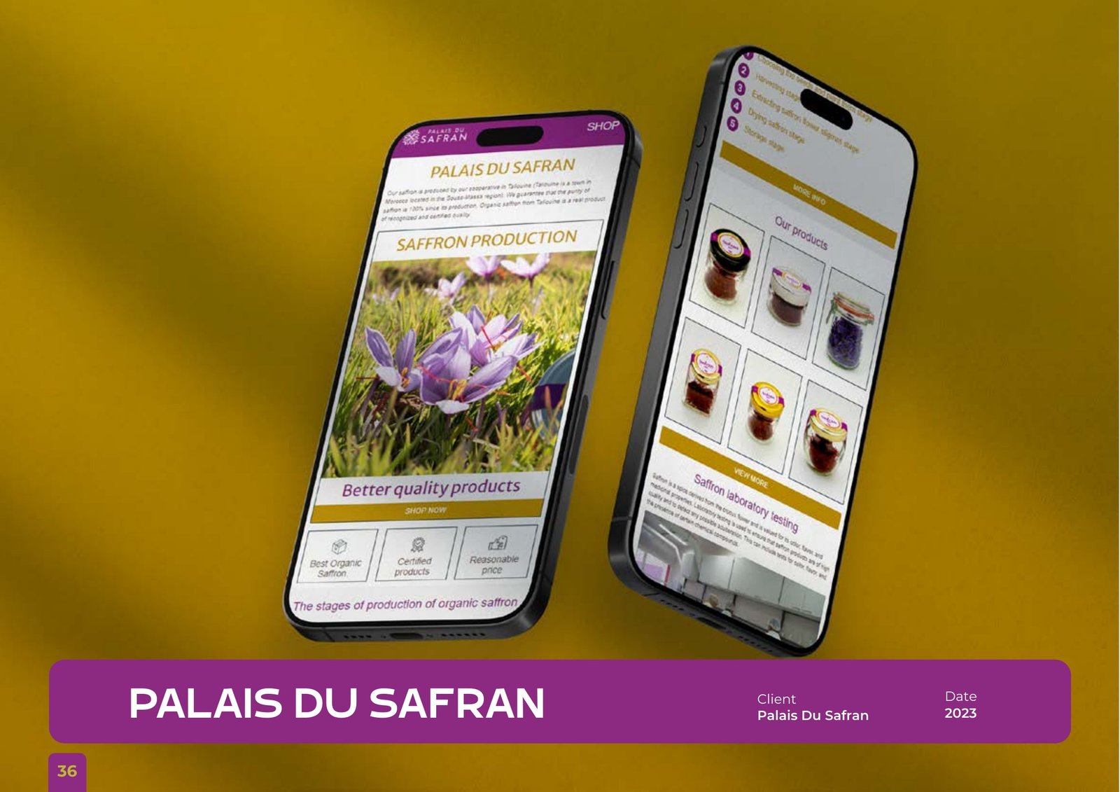 Réalisation Palais du Safran — Email design · Contenu digital · Montage vidéo